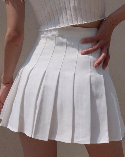 Enjoy It Now Tennis Skirt White