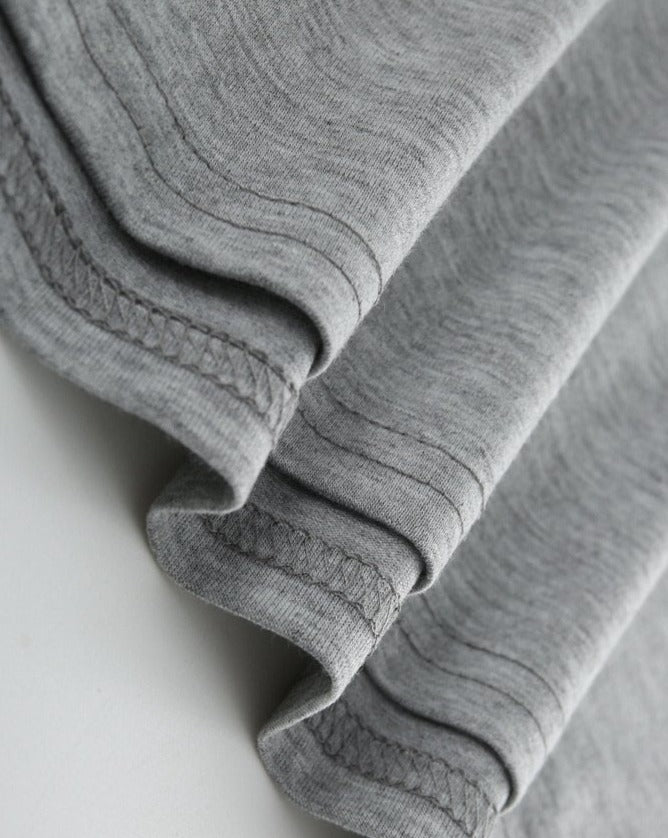 Solid Short Sleeve V Neck Wrapped Mini Dress Gray