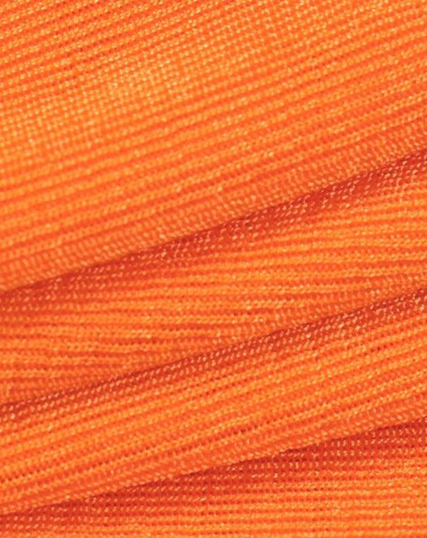 Solid Halter Backless Bodysuit orange